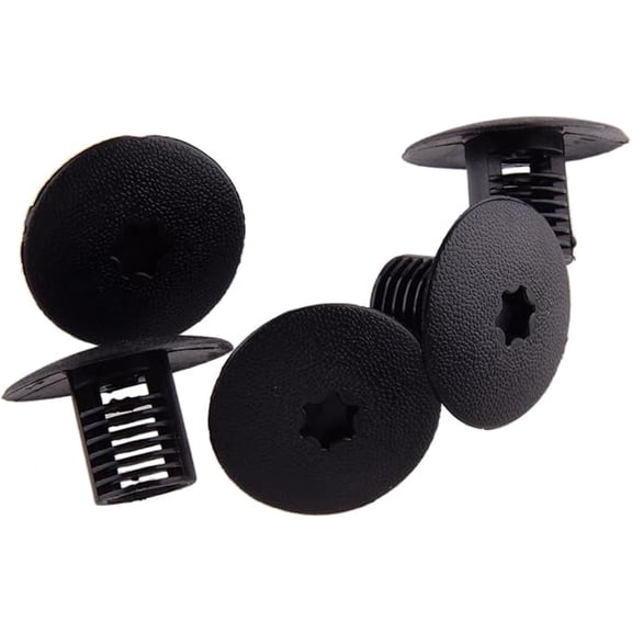 Applicable to jfqm 30pcs Black Cowl Top Stud Retainer Clip Fastener Nylon Fit for Chrysler Fit for . Ram 6503339 Clips