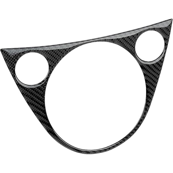 Applicable to jfqm Car Gear Shift Panel Cover Trim Frame Fit for Fiat 500 Abarth 595 2011-2015 2016 2017 2018 2019 2020 2021 2022 Carbon Fiber