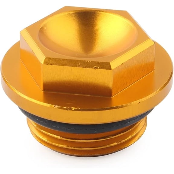 Applicable to jfqm Motorcycle CNC Engine Oil Filler Plug Cap Gold Cover Fit for Suzuki RM80 85 RM125 RM250 DR200 DR650 DRZ400 Caps