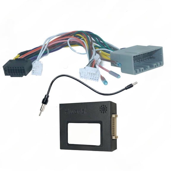 Applicable to the 04-10 Chrysler 300C modification line, Android large screen navigation, 16P power cord, tail line protocol box