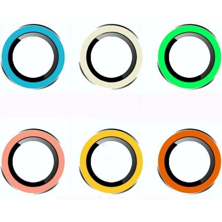 Application of Apple Lens Film for iPhone 13 Nights Eagle Eye CD Camera Camera Lens Putting Metal Scratch Mobile Phone Film for iPhone 13 Pro Max (Multi-Color -8)