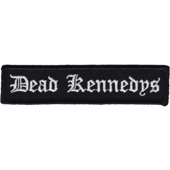Dead Kennedys Men's Old English Logo Embroidered Patch Black
