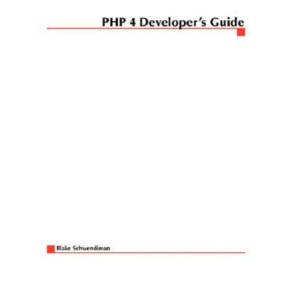 Pre-Owned Application Development PHP 4 Developer's Guide, (Paperback)