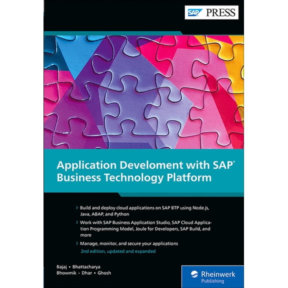 Application Development with SAP Business Technology Platform, (Hardcover)