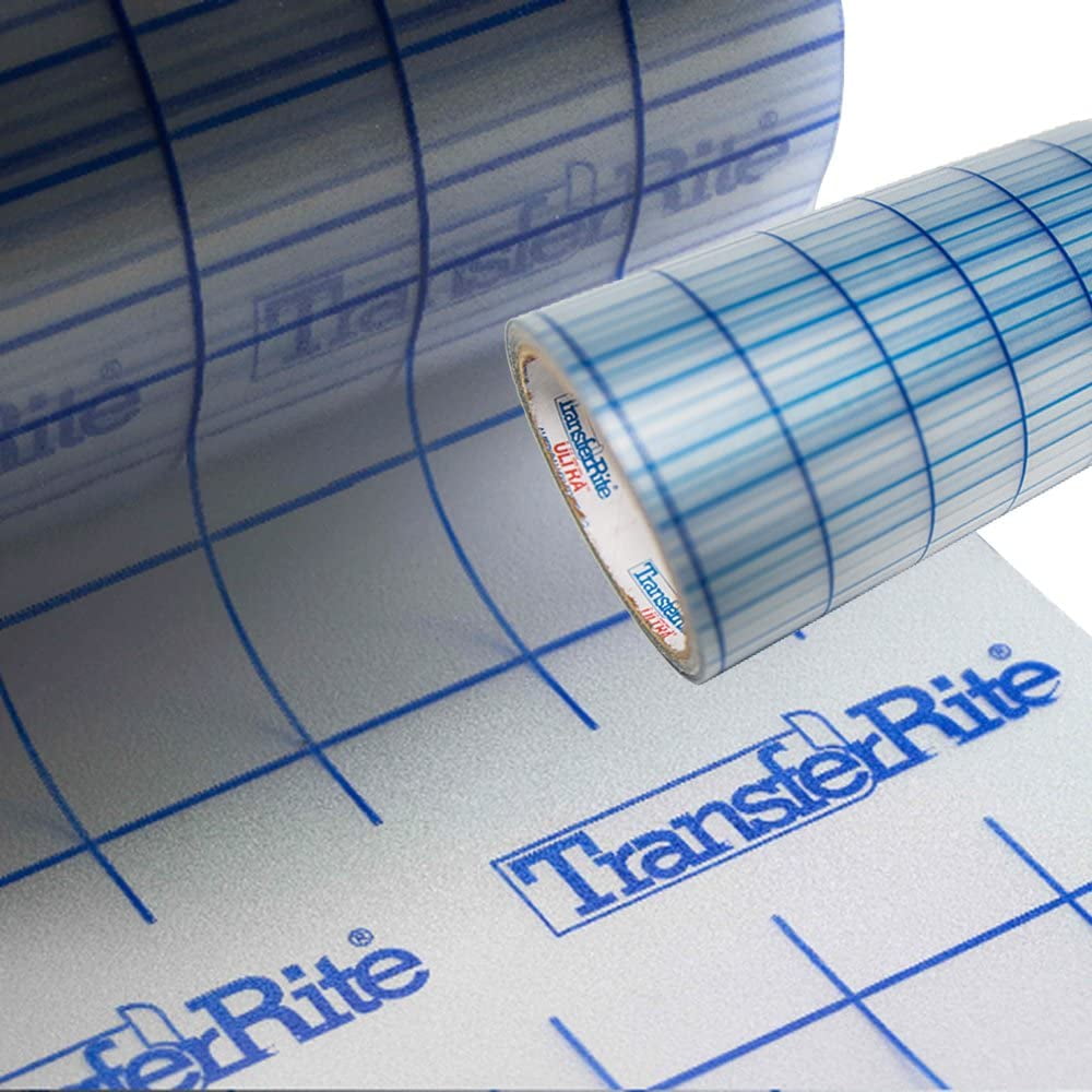 Application Transfer Tape Self Adhesive Clear w/Grid for Alignment 24