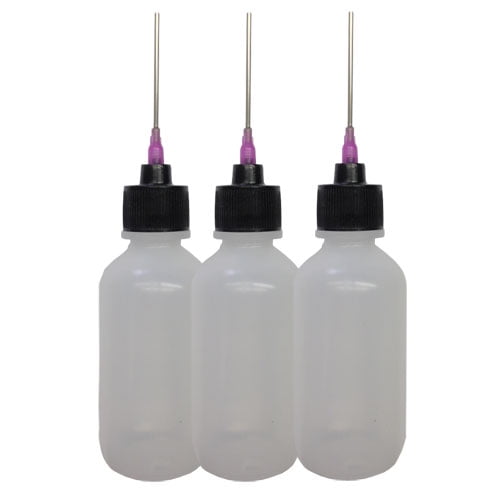 Applicator Bottle with Stainless Steel Needle - 3 Pack  For Weld-on-3 and  Weld-on-4 Acrylic Adhesives: Epoxy Adhesives: : Industrial &  Scientific