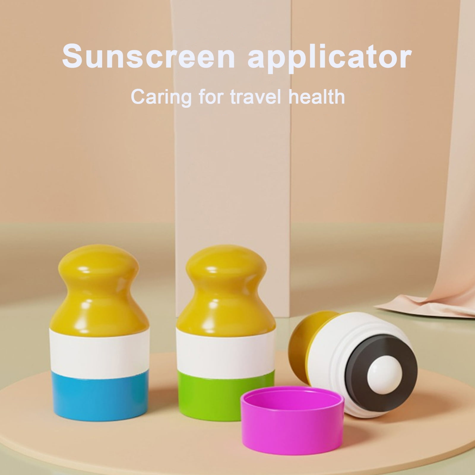 Applicator,Portable Sunscreen Applicator Suncream Lotion Roller