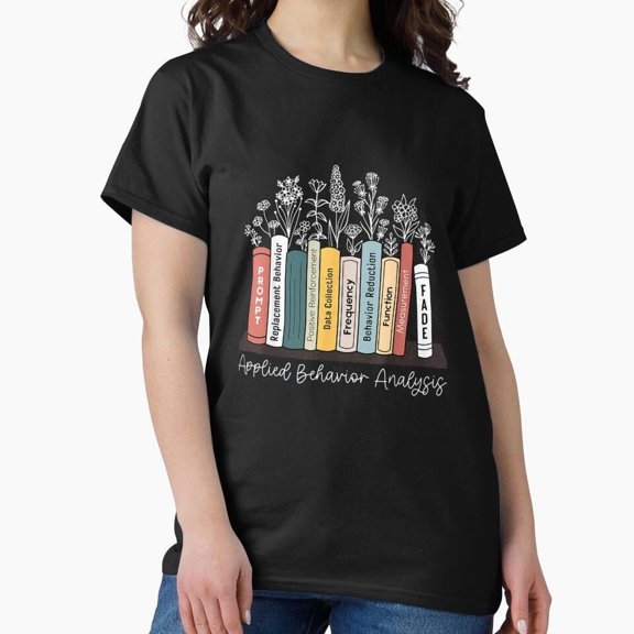 Applied Behavior Analysis T Shirt, Aba Rbt Therapist Graphic Tee, Wildflower Shirt Size S-5XL