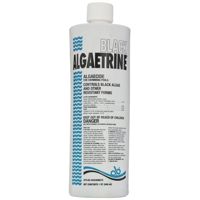 Applied Biochemists Black Algaetrine Copper Based Water Algae Eater and Killer for Swimming