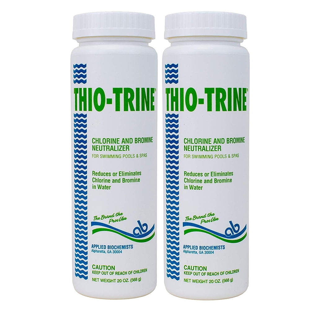 Applied Biochemists LZ-401115A-2 Thio-Trine Chlorine Bromine Neutralizer (20 oz) - 2 Pack Swimming Pool