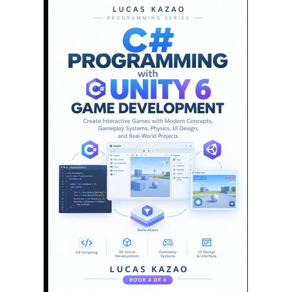 The Applied Computing and Software Engin C# Programming with Unity 6 Game Development: Create Interactive Games with Modern Concepts, Gameplay Systems, Physics, , Book 4, (Paperback)