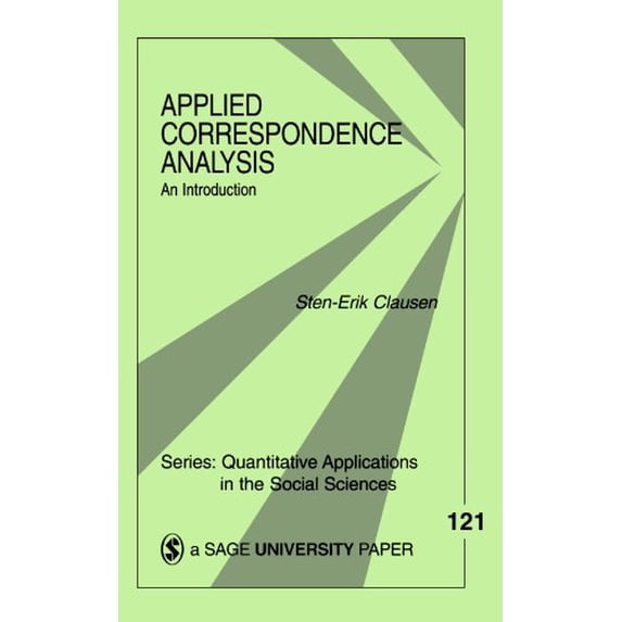 Pre-Owned Applied Correspondence Analysis: An Introduction (Paperback) 0761911154 9780761911159