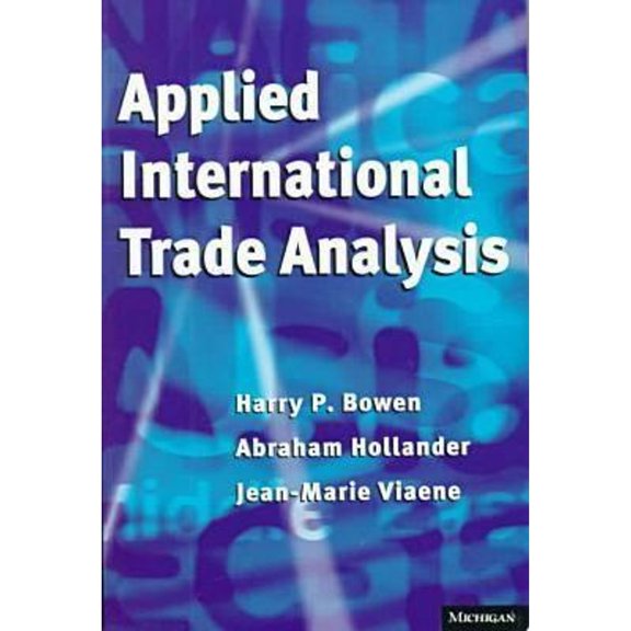 Pre-Owned Applied International Trade Analysis (Paperback) 0472066706 9780472066704