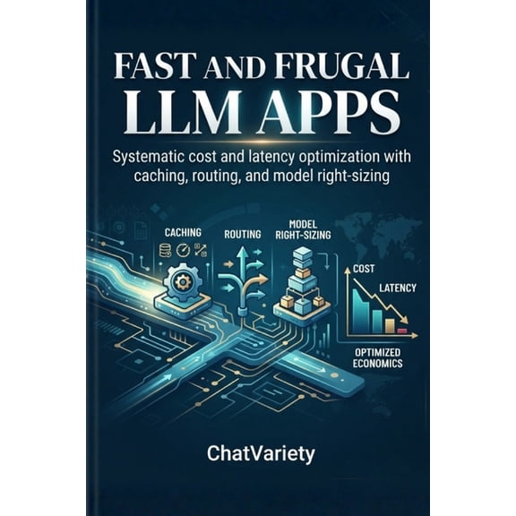 Applied LLM Engineering Fast and Frugal LLM Apps: Systematic cost and latency optimization with caching, routing, and model right-sizing, Book 10, (Paperback)