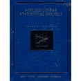 thumbnail image 1 of Pre-Owned Applied Linear Statistical Models by John Neter, Michael Kutner, William Wasserman, Christopher Nachtsheim (Hardcover) BUSINESS & ECONOMICS / Accounting / General English, 1 of 1