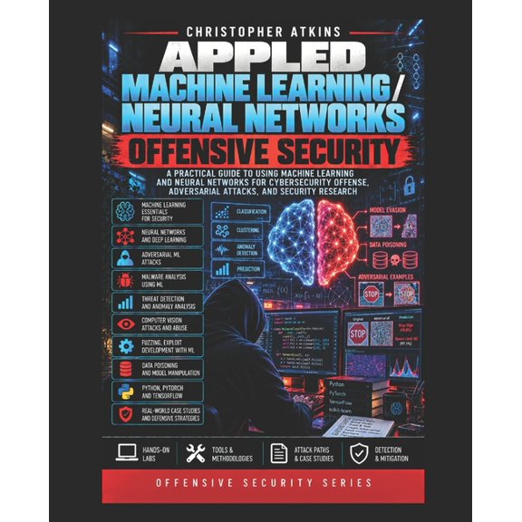 Applied Machine Learning/Neural Networks: Offensive Security, (Paperback)