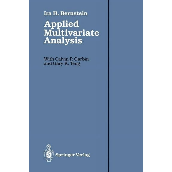 Applied Multivariate Analysis, (Paperback)
