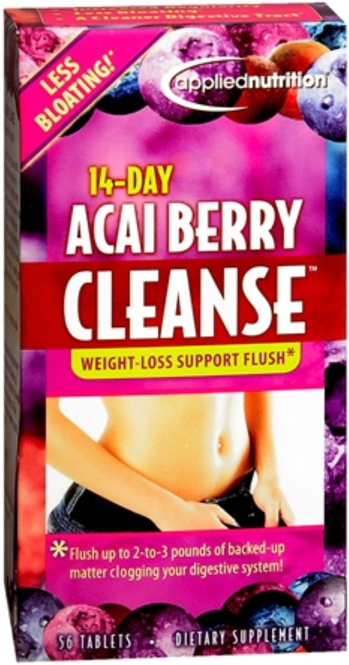Applied Nutrition 14-Day Acai Berry Cleanse Tablets 56 Tablets (Pack of 2)
