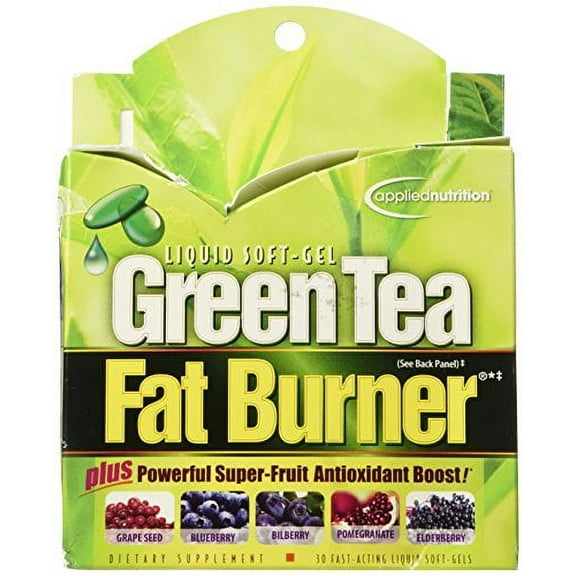 Applied Nutrition Green Tea Fat Burner -- 30 Liquid Soft-Gels (Pack of 4)