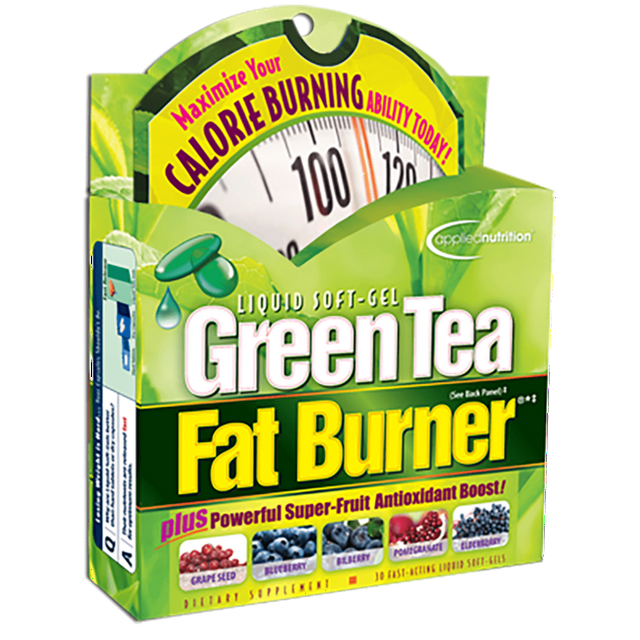 Applied Nutrition Green Tea Fat Burner Weight Loss Pills, 30 Ct