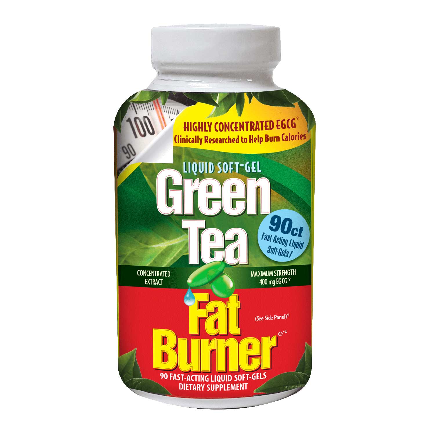 Applied Nutrition Green Tea Weight Loss Supplement, 90 Capsules - image 1 of 2
