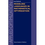 Applied Optimization Modeling Languages in Mathematical Optimization, Book 88, Hardcover