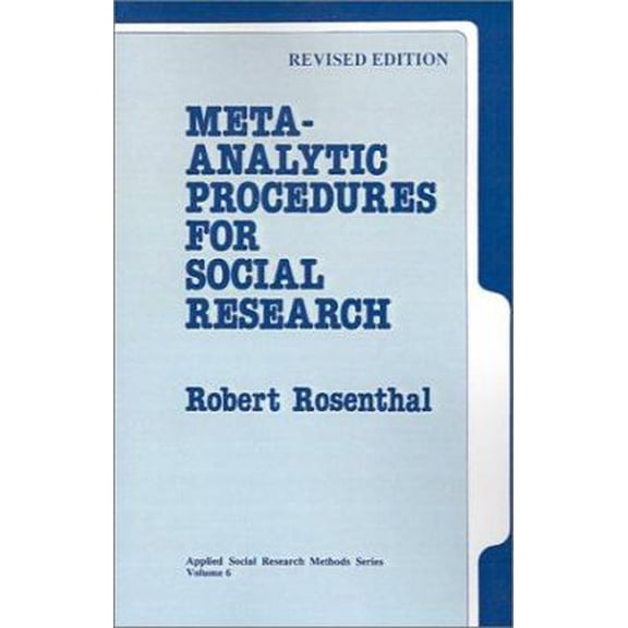 Pre-Owned Meta-Analytic Procedures for Social Research (Paperback) 080394246X 9780803942462