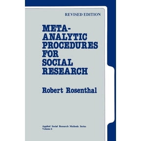 Applied Social Research Methods: Meta-Analytic Procedures for Social Research (Paperback)