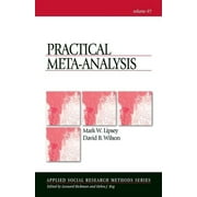 Applied Social Research Methods Practical Meta-Analysis, Book 49, Paperback