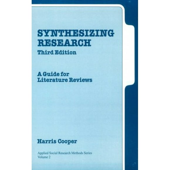 Pre-Owned Synthesizing Research: A Guide for Literature Reviews (Applied Social Research Methods) Paperback