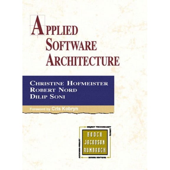 Pre-Owned Applied Software Architecture (Hardcover) 0201325713 9780201325713