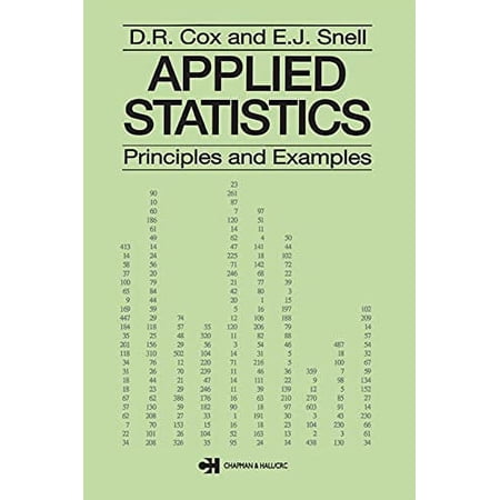 Pre-Owned Applied Statistics - Principles and Examples (Paperback) 0412165708 9780412165702