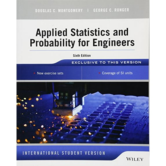 Pre-Owned Applied Statistics and Probability for Engineers Paperback