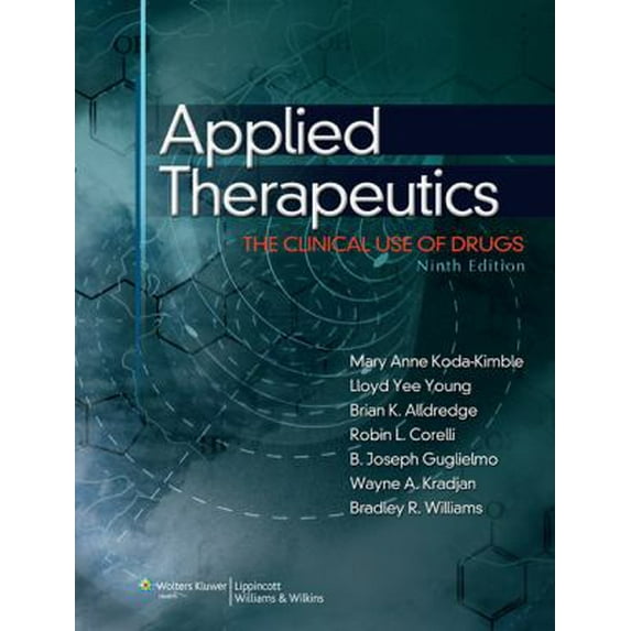 Pre-Owned Applied Therapeutics: The Clinical Use of Drugs (Point (Lippincott Williams & Wilkins)) Paperback