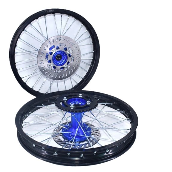 Applies to 1.60-17 Inch Front And Rear Aluminum Alloy Wheel Rims CNC Hub #428 Sprocket Brake Disc Plate 220MM/190MM