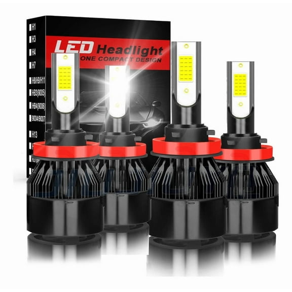 Applies to 14000lm H11 H9 LED Headlight Kit High and Low Beam for Nissan