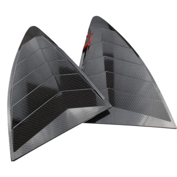 Applies to 2 pcs/set Rear Quarter Window Louvers Spoiler Panel Vent for Scion FRS for Subaru BRZ for Toyota 2013-2020 ABS Stickers