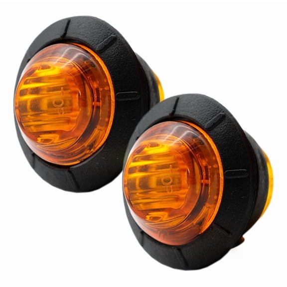 Applies to 3/4 Inch Round Amber Side Marker Light For Re