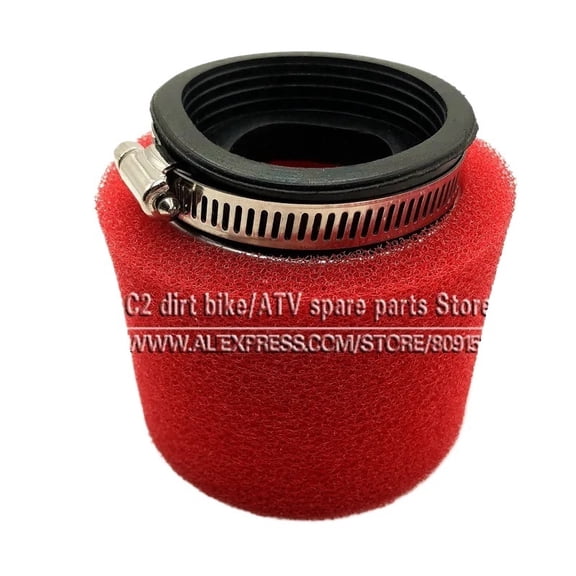 Applies to 35mm 38mm 42mm 45mm 48mm 58mm Straight Foam Air Filter Sponge Cleaner Moped Scooter CG125 150cc Dirt Pit Bike Motorcycle