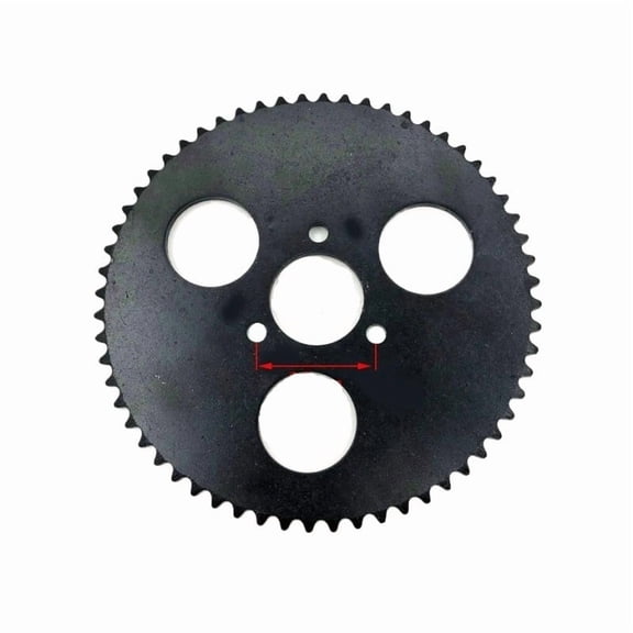 Applies to 60 62 64 66 68 70 72 74 76 78 80 Tooth 25H 26MM Rear Sprocket Mini Moto ATV Quad Dirt Pit Pocket Bike Chopper 47CC 49CC