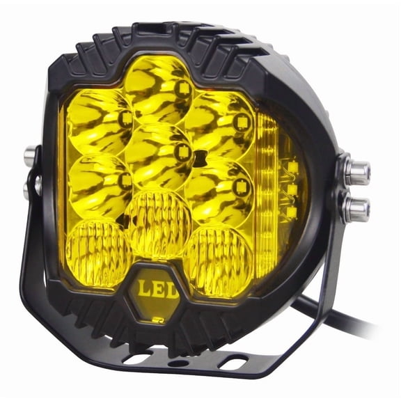 Applies to 7 Inch Round Headlight Amber Off Road Jeep Led Cree 90w Drl