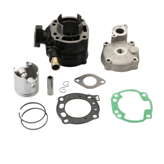 Applies to 70cc Big Bore Cylinder Block Kit & Head For Aprilia SR70 SP70 SR 70 Ditech Fun Master Racing Sport LC 50cc 47mm/12mm 2T