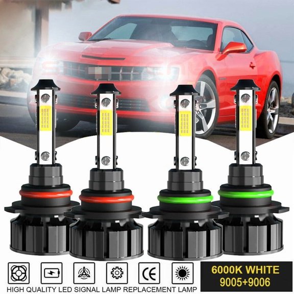 Applies to 9005 9006 LED Headlight Kit for 1996 Chevrolet S10 Truck