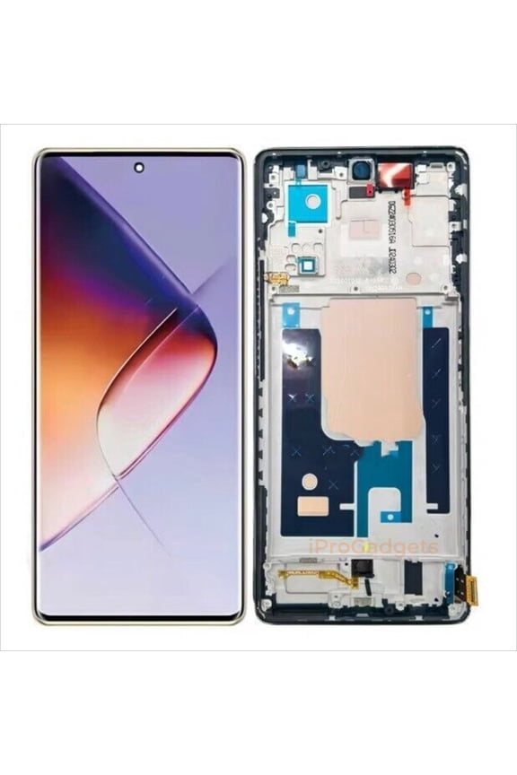 Amoled Display With Frame For Infinix Note 40 Pro 4g 5g