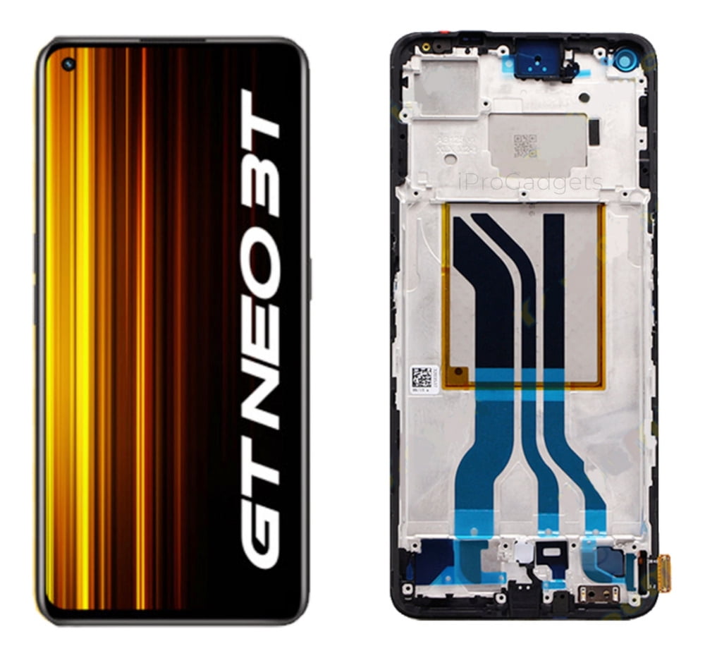 3t Display Amoled Display With Frame for Realme Gt Neo 3t Rmx3372 - Walmart.com