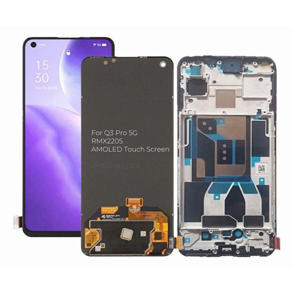 Amoled Display With Frame for Realme Q3 Pro 5g Rmx2205