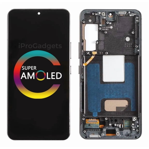 Amoled Screen With Frame For Samsung S22 5g Sm-s901b