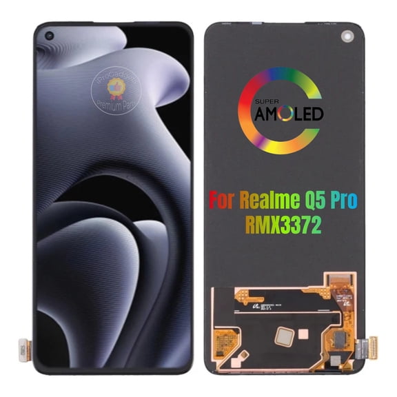 Amoled Touch Screen for Realme Q5 Pro Rmx3372 Black