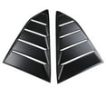 thumbnail image 1 of Black/Shiny/Carbon Rear Quarter Window Louvers Fiber Spoiler Panel Fit for Chevrolet Chevy Camaro 2016-22 ABS Stickers, 1 of 7