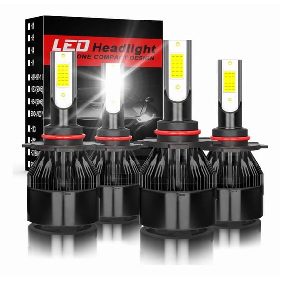 Applies to For Mitsubishi Lancer 2005-2017 LED Headlight Kit 9005 9006